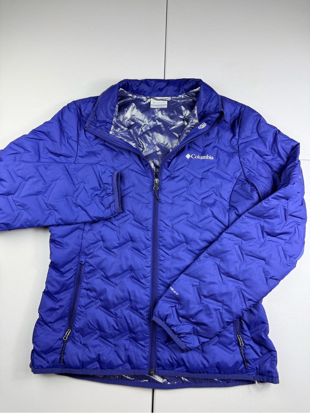 Columbia delta ridge 650 Women's Royal Blue Quilted Packable Puffer Jacket